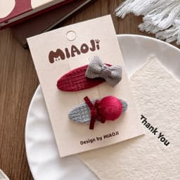 2025 New Year Cute Red Bow Hairpins Children Girls Kid Hair Clips Pin Barrettes Accessories Hairclip Headdress Headwear Ornament