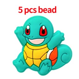 5pcs Silicone Pacifier Chain Cartoon Beads Baby DIY Care Nipple Chain Ornaments Parts