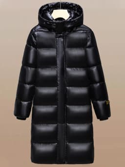 Ultra-Thick down Cotton Jacket Hooded Long Over-Knee Extreme Cold Couples Style Women's Fashion Commute Korean Version