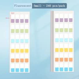 240PCS Sticky Notes Loose-leaf Paper Index Stickers Label Stickers Classification Instructions Sticky Strong Bookmark