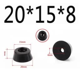 Case Feet Rubber Rubber Feet Round Fine Grips Bumper Pad Anti-Slip Furniture Feet Pad Furniture Protection