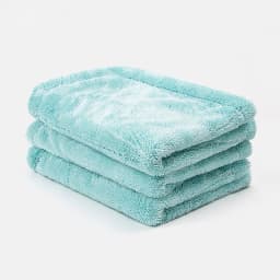 Lucullan The Liquid8r 1200GSM Microfiber Twist Loop Towel 24"x36" Aqua Blue/Grey Drying Towel