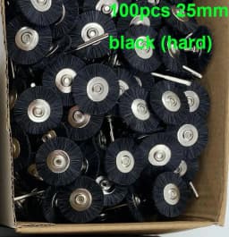 144PCS/100PCS Abrasive Brushes Wheel Set 19mm 22mm 25mm Jewelry Polishing Mop for Dremel Drill 2.35mm Shank Grinding Wheels