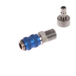 Airbrush Quick Disconnect Accessories 1/8 Quick Realse Fitting Adapter with 1 Extra Quick Connector Hose Air Brush Parts