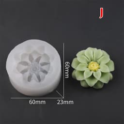 3D Jasmine Rose Flower Silicone Mold DIY Chocolate Cake Decor Pudding Desserts Pastry Baking Tool Soap Fondant Baking Mould