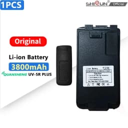 UV 5R Plus Li-ion Battery Quansheng DC 7.2V 3800mAh Battery BPK5 For UV-K6 Walkie Talkie UV K5 UV K58 Two Way Radio Rechargeable