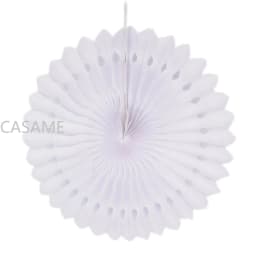 5pcs Color Tissue Paper Cut-Out Paper Fans Pinwheels Hanging Flower Paper Crafts for Wedding Party Birthday Decor Supplies