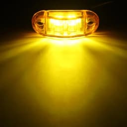2PCS 12V 24V Truck Daytime Running lights DRL LED Lamps Warning Lights Side Marker Light LEDs Diode Light for Trailer