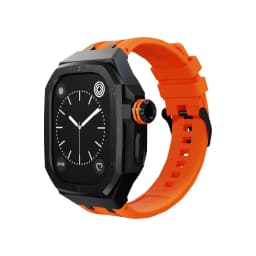 Luxury Stainless Steel Mod Kit for Apple Watch Ultra 49MM 2/1 for IWatch Series Ultra Liquid Silicone Strap Replace Accessories