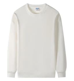 Customized Print Men Women Round-Neck Sweatshirt Loose Solid Color Classic Pullover Spring Autumn Fashion Personality Streetwear