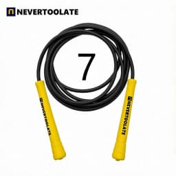 Super long 3.2 meters rope length 7mm PVC 15.5cm long handle 220 gram heavy fitness crossfit crossrope hiit skipping jump rope