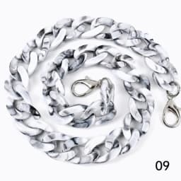 1/2Pcs Deepeel 60cm Acrylic Bag Strap Handbag Resin Chain Detachable Lobster Clasps for Purse Handle DIY Making Accessories
