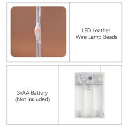 Christmas LED Curtain Lights, Boasting Snowflake & Icicle Patterns, Battery - Driven Fairy String Lights Suited for Home Party