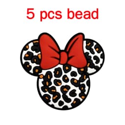5pcs Silicone Cartoon Beads DIY Pacifier Chain Baby Oral Care Pacify Accessory Part
