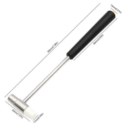 1pc Mini Hammer Repair Tool Metal Rubber Hammer Double Head Portable Hammer For DIY Jewelry Watch Repair Hand Tools