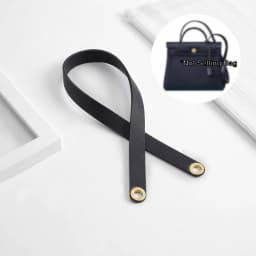Replacement Leather Shoulder Strap for Herbag 31 Mini Herbag,an Cognac Replacement Shoulder Strap, Gold Hardware Grommets