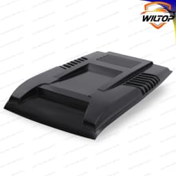 For Nissan Navara NP300 2015-2020 Frontier D23 Front Bonnet Scoop Hood Cover Matte Black Bonnet Guard Protector Car Accessories