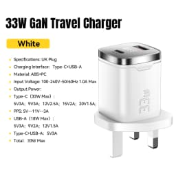 Essager 33W GaN USB Type C Charger Digital Display PD Fast Charging For iPhone 16 15 14 Pro Max iPad Mini 6 Xiaomi Samsung S22