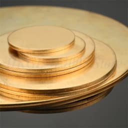 Thick 0.3-4mm H62 Brass Disc Dia 10-300mm Round Brass Plate Circular Brass Plate Thin Brass Circular Plate Sheet