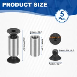 5/10pcs Knife Handle Screws M4 Hex Sink Head Stainless Steel Pocket Knife Pivot Pin Folding Knives Bolts Fasteners Blade Fixing