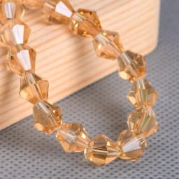 2mm 3mm 4mm 6mm 8mm Bicone Faceted Crystal Glass Loose Spacer Beads Wholesale Lot For Jewelry Making DIY Crafts Findings