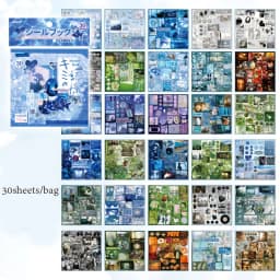 Mr Paper 30Pcs/bag Japanese Dream Core Series Sticker Book Japan and South Korea Cute Style Sticker for Students' Gifts DIY