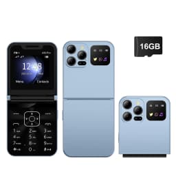 SERVO A50 PRO Flip Mobile Phone Dual SIM Standby Speed Dial Call Recording MP4 Player FM Radio 2G GSM Foldable Button Cellphones