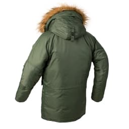 2024 Winter N3B USAF Waterproof Puffer Long Coat Military Fur Hood Warm Tactical Parka Army Thick US Air Force Parka for Men