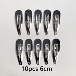 10/20/30PCS Women Basic Alloy Hairpin Silver Gold Waterdrop Shape Hair Clips Girls DIY Hairstyle Clip Fashion Hair Accessories