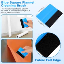 Car Film Wrapping Tool Kit Window Tinting Tools Vinyl Wrap Felt Squeegee Wrap Stick Vinyl Cutter Utility Knife Plastic Scraper