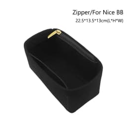 Durable Felt Handbag Insert Bag Storage Organization Purse Liner Bag Support Portable Internal Bag for For LV Nice Nano/Mini/BB
