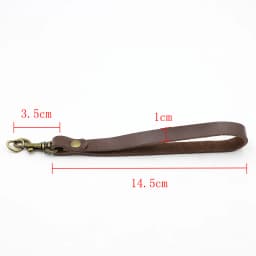 Leather Wristlet Strap Replacement Clutch Purse Bag Handle Belts for Handbag Wallet Key Wrist Lanyard Bags Accessories 14.5cm