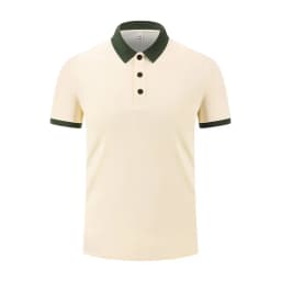 Flip Collar Short Sleeved Contrasting Collar Quick Drying Polo Shirt Printed Logo Embroidered Men's Sportswear Customization
