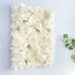 1pcs Artificial Flower Wall Wedding Background Decoration Lawn Pillar Road Lead Flower Arch Silk Rose Hydrangea White Flower