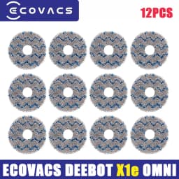 Ecovacs Deebot X1e Omni TURBO Vacuum Cleaner Robot Filter Side Brush Cleaning Cloth Spare Parts Dust Box Accessories