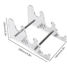 1/2/3 Tier Display Keyboard Holder Laptop Stand Transparent Acrylic Keyboard Stand for Computer Mechanical Keyboard Storage Rack