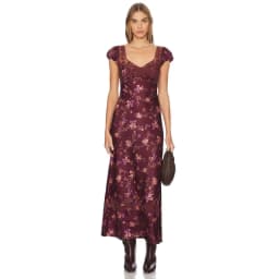 Fashionable Elegant Vintage Lace Patchwork Polka Dot Backless Maxi Dress For Women Luxurious Prom Dinner Party Wedding Guests