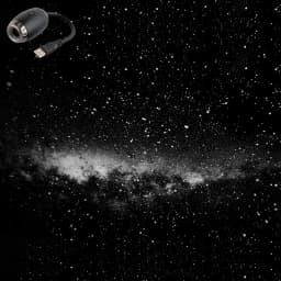 USB Galaxy Projector Light Car Roof Projection Lamp Atmosphere Ambient Light Saturn Starry Star Light Party Decor Romantic Light