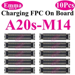 10pcs Charging Connector FPC For Samsung S25 S24 S23 S26 A15 A12 A72 A73 A05S A51 A71 A54 Motherboard FPC Connector 78Pin