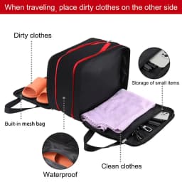 New Double-layer Portable Compression Storage Bag Travel Compression Packing Cubes Luggage Organizer Waterproof Suitcase Pouch
