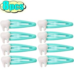 Creative Simulation Teeth BB Clip Cute Bangs Fixed Decorative Hairclip Y2K Girl Sweet Hair Clip Kawaii Hairpins Hair Accessories