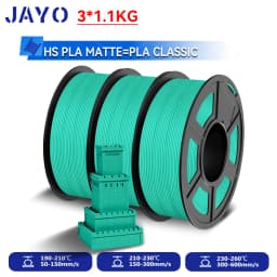 JAYO 3.3KG High Speed Matte  PLA=PLA Classic Filament 1.75mm 30mm/s - 600mm/s Print Range High Flow Speedy PLA Printer Filament