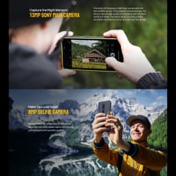 Ulefone Armor X12 Rugged Phone Android 13, Up to 6GB(3GB+3GB)RAM 32GB ROM 5.45'' 4860mAh 13MP Smartphone NFC Global Version