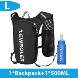 NEWBOLER Trail Running Backpack Ultra Lightweight Hydration Vest Breathable Functional Pack for Marathon Cycling Hiking