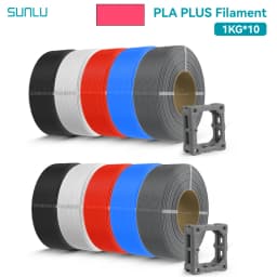 SUNLU 10KG PLA/PLA PLUS Filament 1.75mm 1KG Without Tray 3D Printer Filament for 3D Pen & Refill Filament