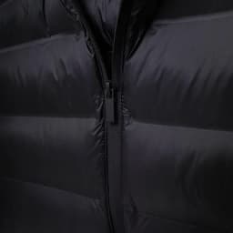 CH Women Hooded Zip Up Jacket Mixed Fabric Drawstring Hood Chest Embroidery Casual Ladies Outerwear Coats
