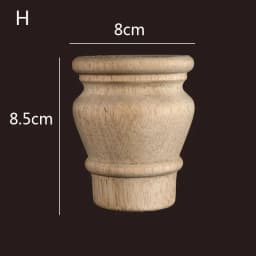 1pc Furniture Round Solid Wood Table Legs Sofa Feet Cabinet Bed Dressing Table Replacement Foot Support Hardware