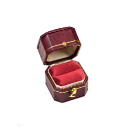 TAIMY Vintage Ring Box Handcrafted Wedding Antique Ring Box Lassical Victorian Style Decor Mini Jewelry Box Ring Storage Case