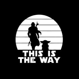 This Is The Way Vinyl Art Sticker Car Window Laptop Decoration Decal Kids Room WALL Decor Mural