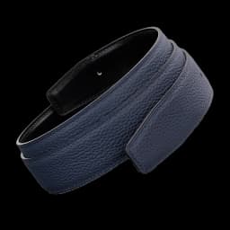 No Buckle Luxury Ultra-thin Pointed New Mens Litchi Grain Holes Belt Brand Male Genuine Two Sides Strap Jeans Belts 3.2/3.8cm